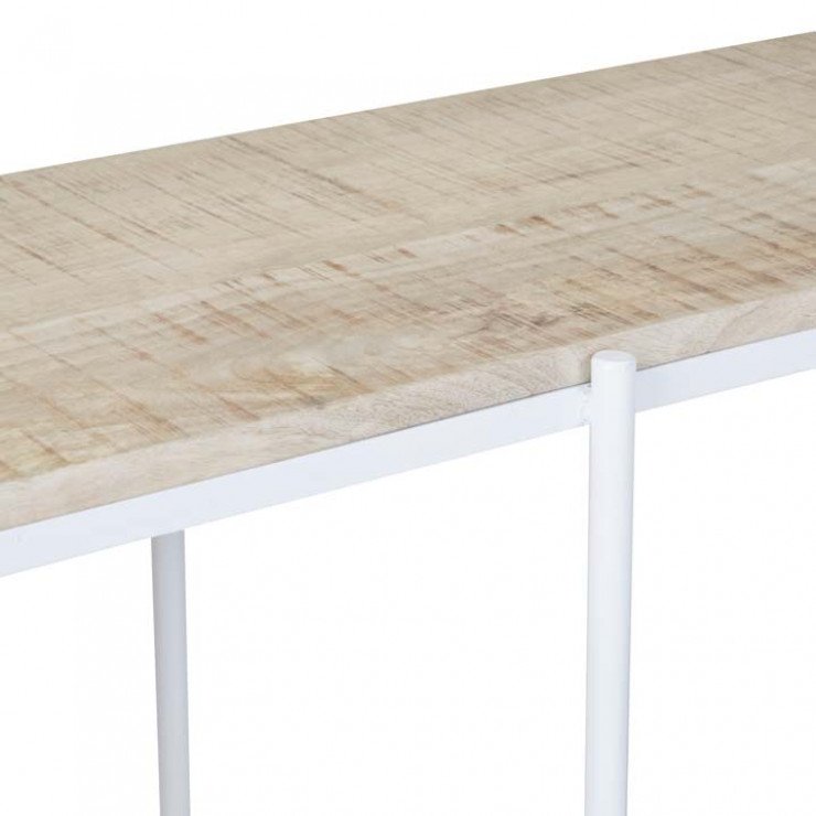 FLINDERS LOW CONSOLE NATURAL/WHITE