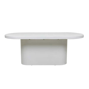 OSSA CONCRETE OVAL DINING TABLE
