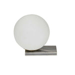 Globe West Easton Orb Table Lamp Grey Marble