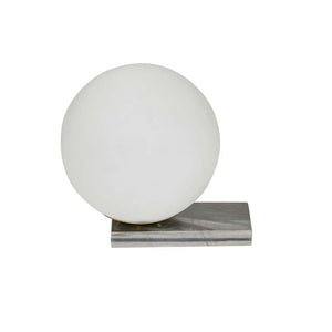 
            
                Load image into Gallery viewer, Globe West Easton Orb Table Lamp Grey Marble
            
        